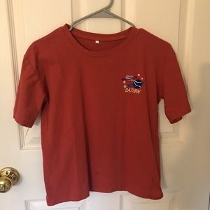 medium saturn crop top